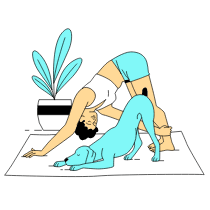 Meditation Yoga Illustration from London Set