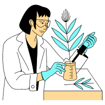 Biologist Illustration from London Set