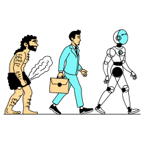 Evolution Illustration from London Set