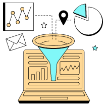 Gathering Of Data Illustration from London Set