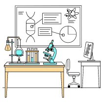 Laboratory Illustration from London Set