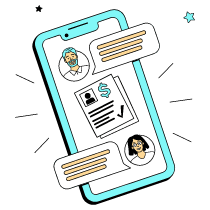 Work Chat illustration - Free transparent PNG, SVG. No sign up needed.