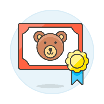 Pet Certificate 1 Illustration from UX Colors Set