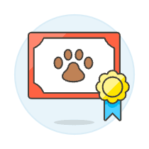 Pet Certificate 2 Illustration from UX Colors Set