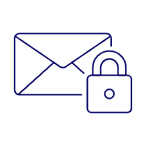 Email Lock Illustration from UX Line Set