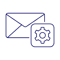 Email Settings Illustration from UX Line Set