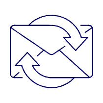 Email Syncing 2 Illustration from UX Line Set