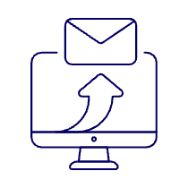 Email Send 1 Illustration from UX Line Set