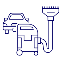 Car Vacuum Clean Illustration from UX Line Set
