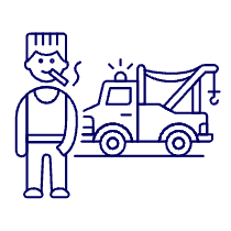 Mechanic Crane Car 1 Illustration from UX Line Set