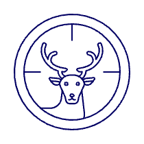 Hunting Deer Illustration from UX Line Set