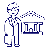Banker 4 Illustration from UX Line Set