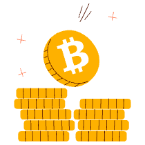 Bitcoin Illustration from Manchester Set