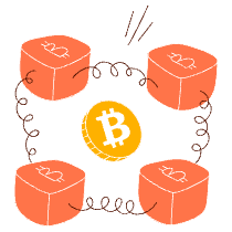 Blockchain Illustration from Manchester Set