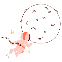 Concepts Astronaut Going To The Moon Illustration from Manchester Set