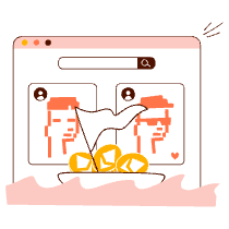 Nft Marketplace Illustration from Manchester Set