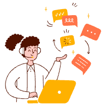 Call Center Illustration from Manchester Set