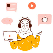 Online Learning - Videos Illustration from Manchester Set