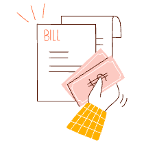 Bills Payment 2 Illustration from Manchester Set
