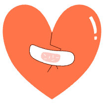 Bandaid On Heart 2 Illustration from Manchester Set