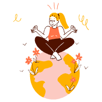 Being At Peace Illustration from Manchester Set