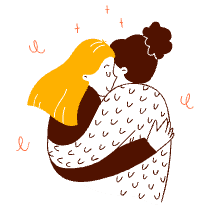 Comfort Hug Illustration from Manchester Set