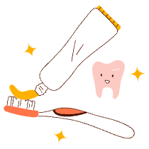 Dental Health Illustration from Manchester Set