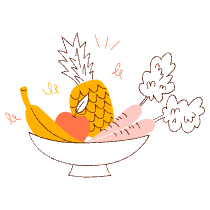 Eat Healthy Illustration from Manchester Set