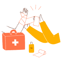 First Aid Illustration from Manchester Set