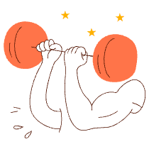 Fitness Coach Trainer Illustration from Manchester Set
