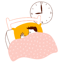 Getting Enough Sleep Illustration from Manchester Set
