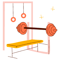 Gym 1 Illustration from Manchester Set