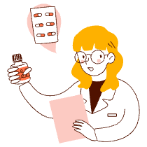 Pharmacist Illustration from Manchester Set