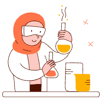 Scientist Illustration from Manchester Set