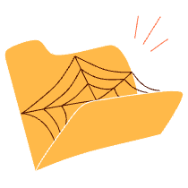 Empty Folder Illustration from Manchester Set