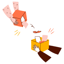 File Sharing Illustration from Manchester Set