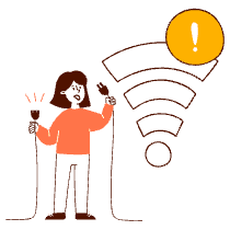 No Connection Illustration from Manchester Set
