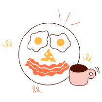 Breakfast 2 Illustration from Manchester Set