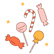 Candy Illustration from Manchester Set