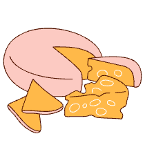 Cheese Illustration from Manchester Set