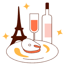 Fine Dining Illustration from Manchester Set