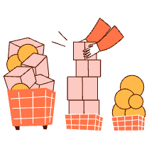 Sorting Center Illustration from Manchester Set