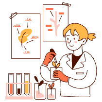 Biologist Illustration from Manchester Set