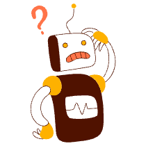 Computer Robot Thinking Illustration from Manchester Set