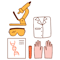Lab Equipment 2 Illustration from Manchester Set