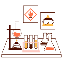 Lab Equipment Illustration from Manchester Set
