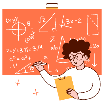 Mathematician Illustration from Manchester Set