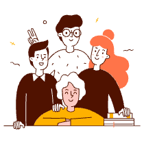 About Us Illustration from Manchester Set