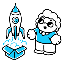 New Product Launch Illustration from Manila Set