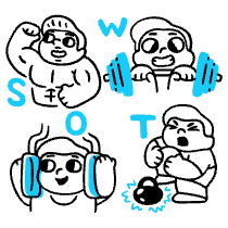 Swot Illustration from Manila Set